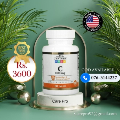 21st Century, Vitamin C, 1,000 mg, 60 Tablets