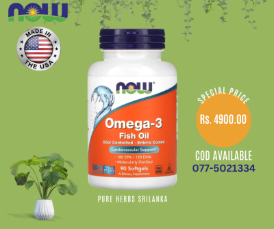 NOW Foods, Omega 3 fish oil 180 EPA / 120 DHA, 100 Softgels