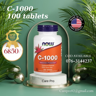 NOW Foods, C-1000, 100 Tablets